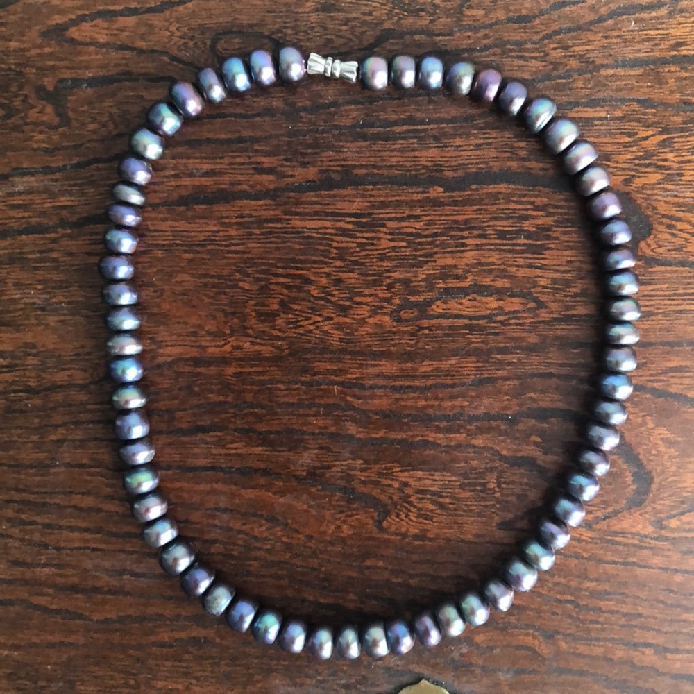 Authentic Black Pearl Necklace